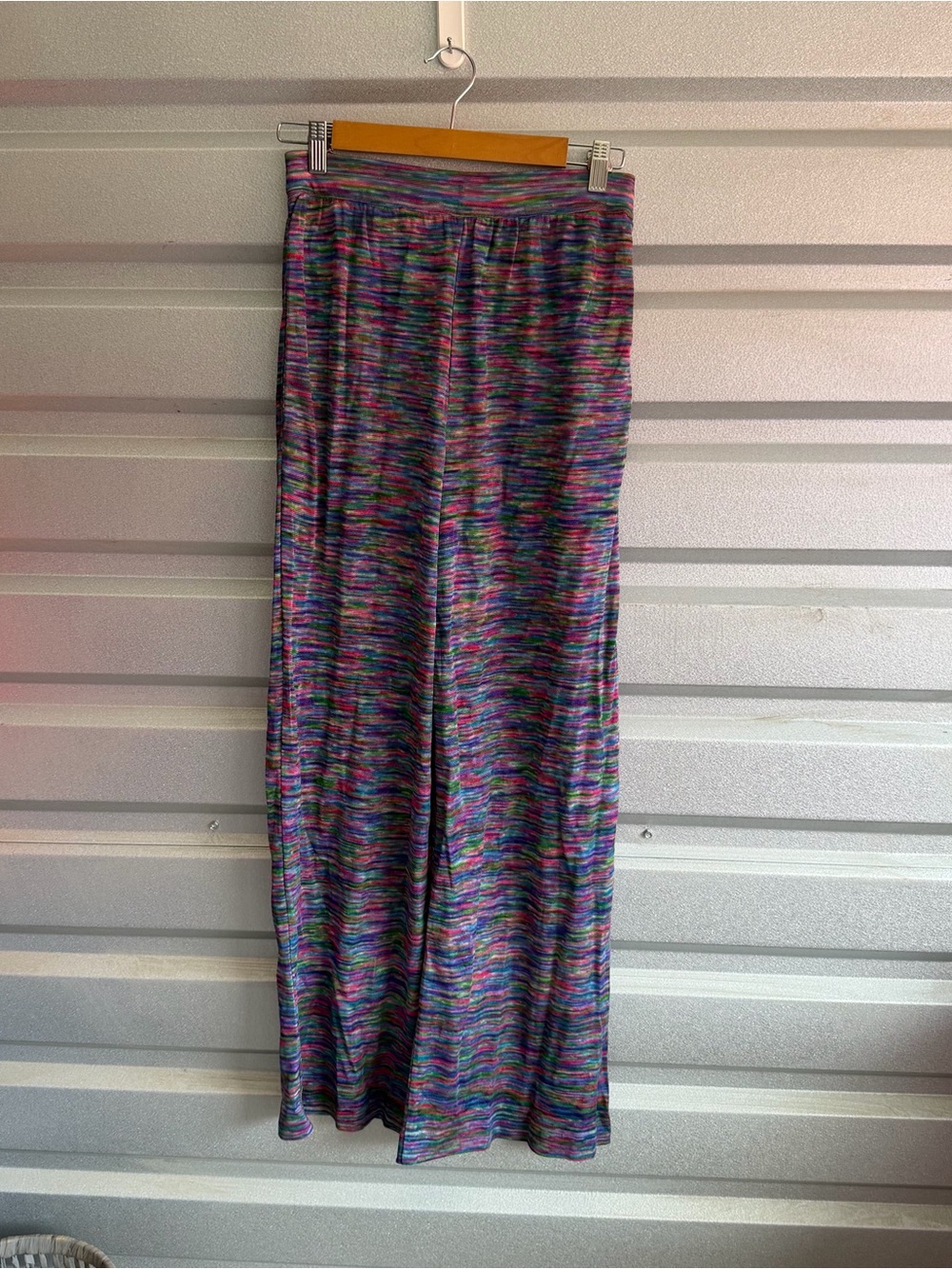 missoni vintage 70s shimmer wide leg pants - Picture 5 of 9